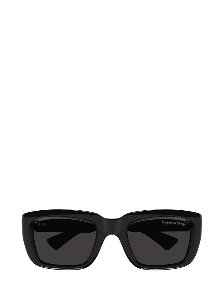 商品Alexander McQueen|Alexander McQueen Eyewear Rectangle Frame Sunglasses,价格¥2391,第1张图片