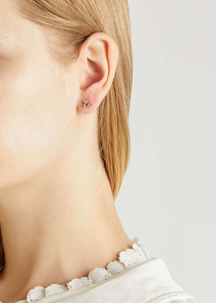 Lorelei silver-tone orb stud earrings商品第2张图片规格展示