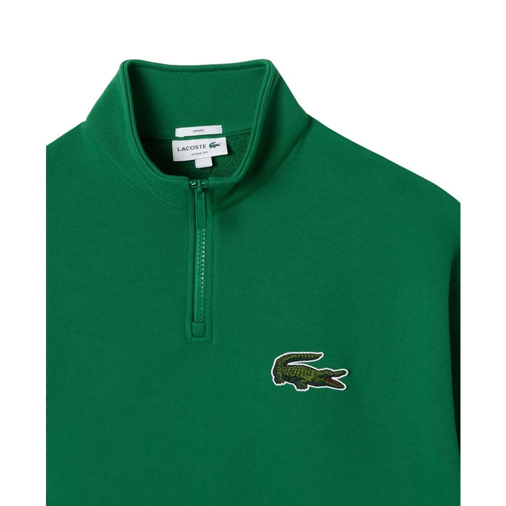 商品Lacoste|Men's Relaxed Fit French Terry Quarter-Zip Sweatshirt,价格¥1206,第3张图片详细描述