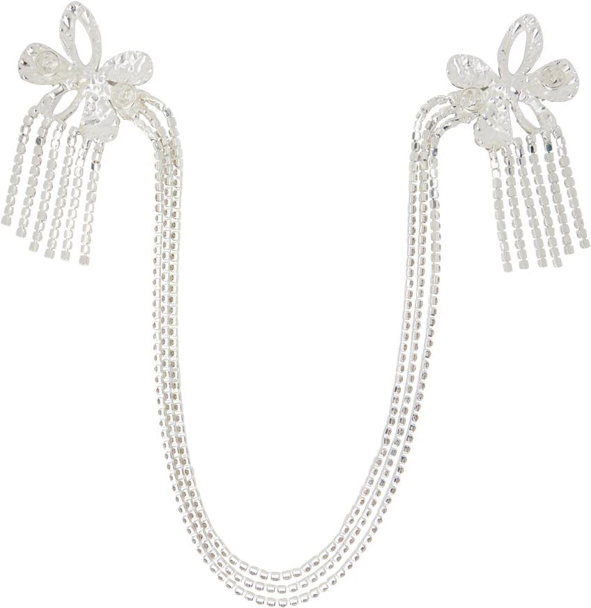 商品Collina Strada|Silver Rainbow Flower Chain Pin,价格¥516,第2张图片详细描述