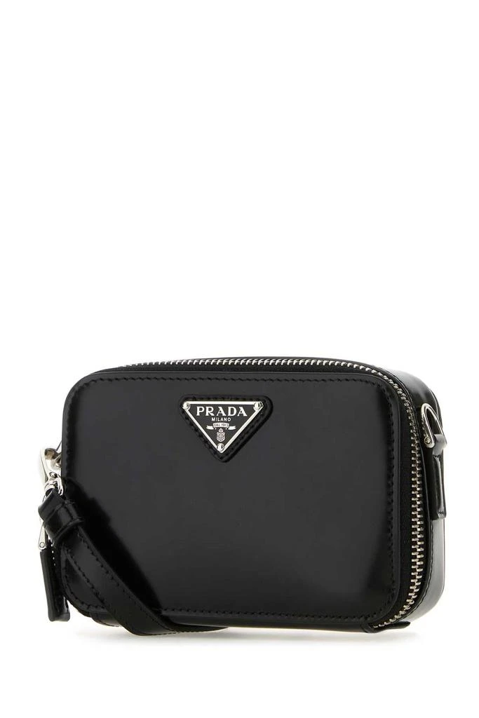 商品Prada|Prada Logo Plaque Zipped Small Shoulder Bag,价格¥7568,第3张图片详细描述