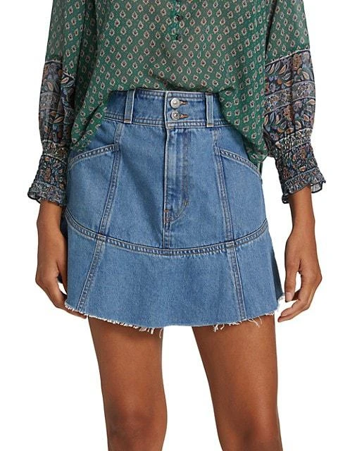 商品VERONICA BEARD|Lavelle Ruffle Skirt,价格¥778,第3张图片详细描述