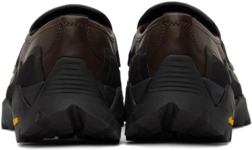 商品ROA|Brown Printed Loafers,价格¥3498,第2张图片详细描述