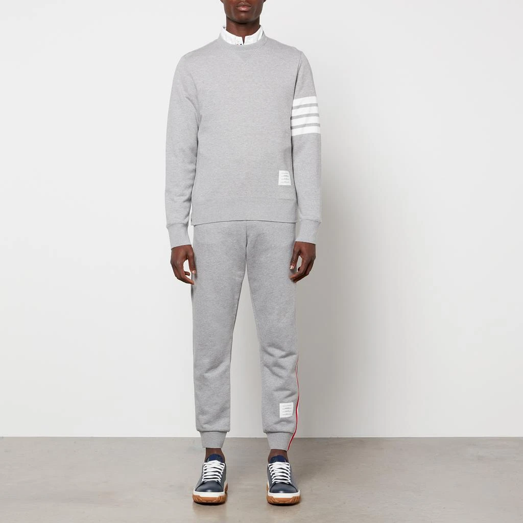 商品Thom Browne|Thom Browne Men's 4-Bar Classic Sweatshirt - Light Grey,价格¥3463,第3张图片详细描述