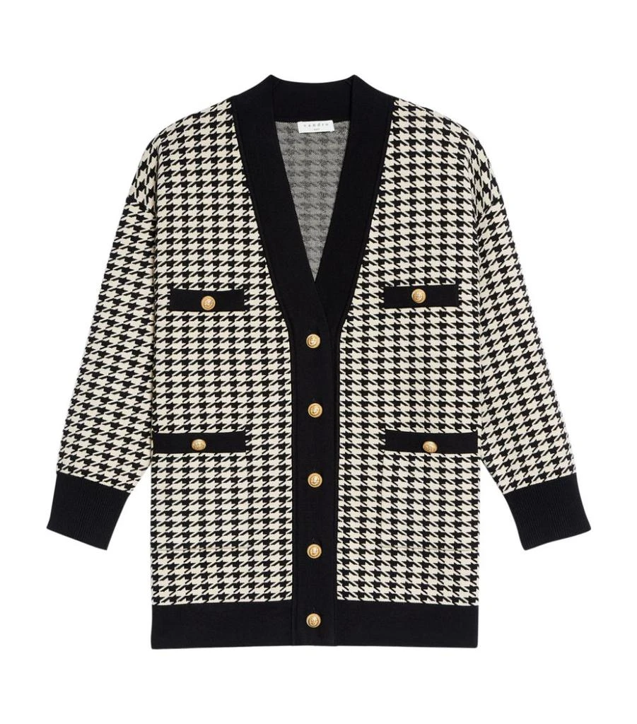 商品Sandro|Houndstooth Cardigan,价格¥1923,第1张图片