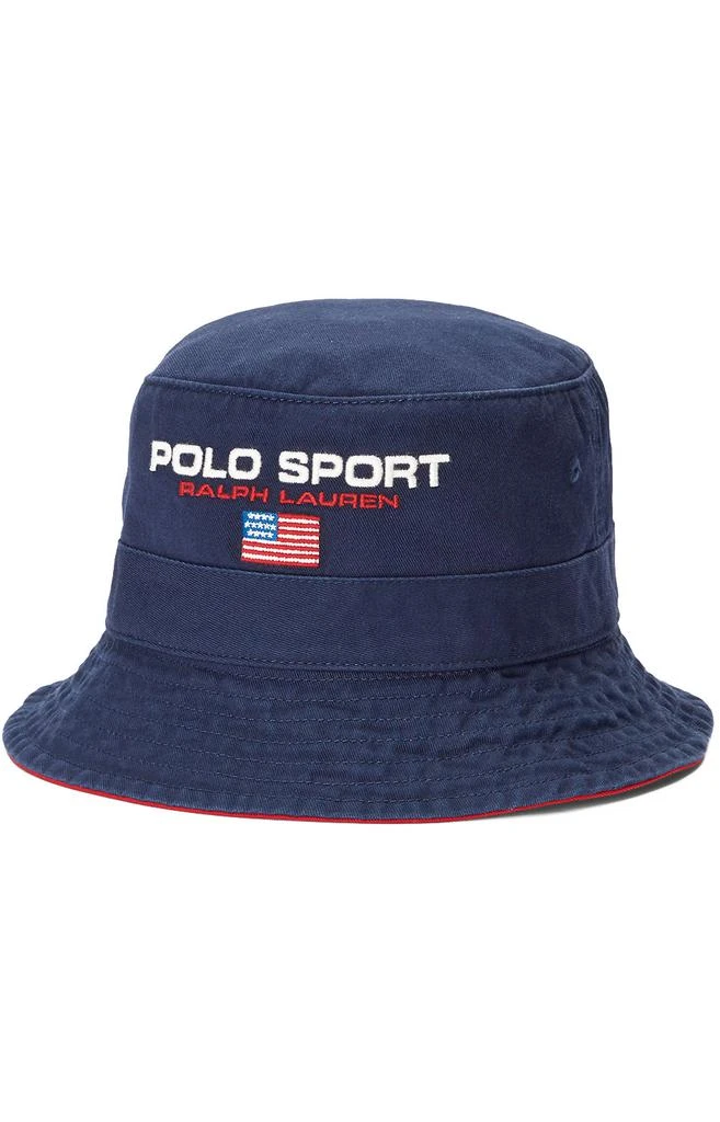 商品Ralph Lauren|Polo Sport Chino Bucket Hat - Newport Navy,价格¥267,第1张图片