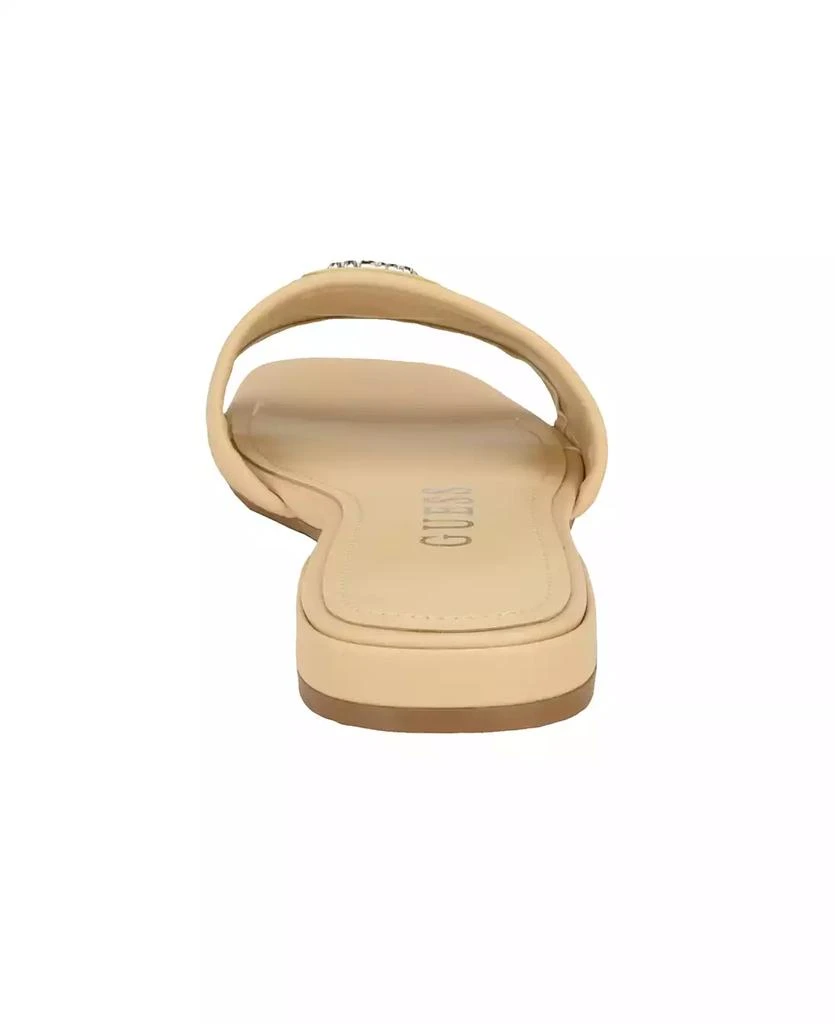 商品GUESS|Women's Tamsea One Band Square Toe Slide Flat Sandals,价格¥295,第3张图片详细描述