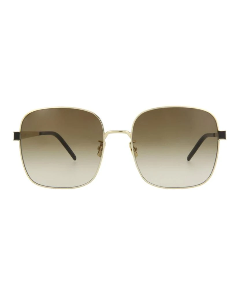 商品Yves Saint Laurent|Square/Rectangle-Frame Metal Sunglasses,价格¥1030,第1张图片