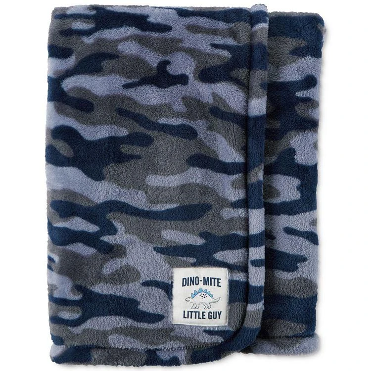 商品Carter's|Camo-Print Plush Blanket, Baby Boys,价格¥105,第1张图片