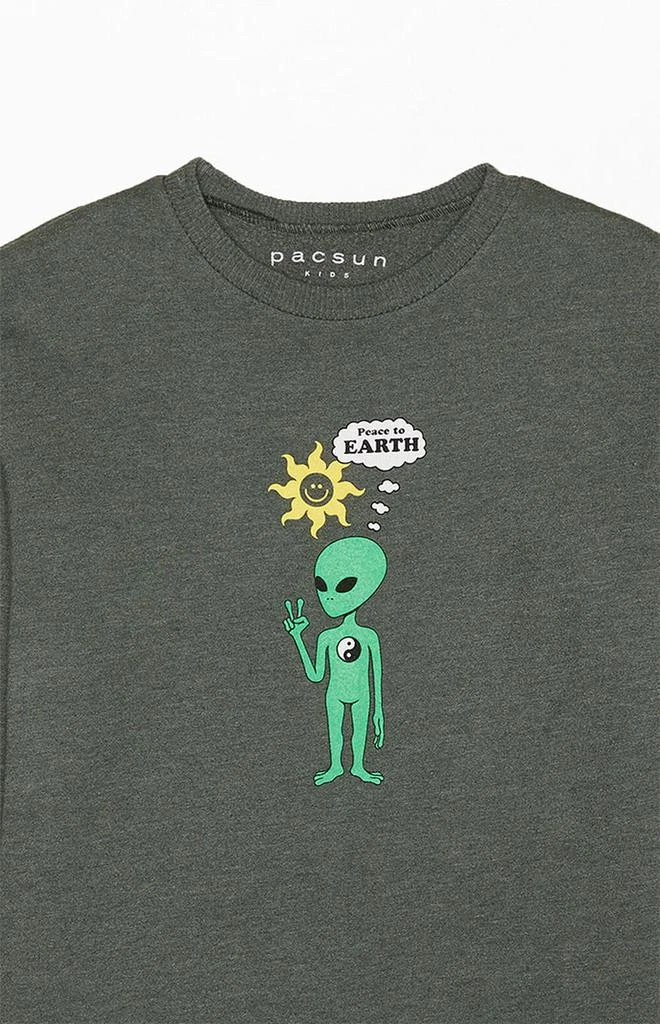 商品Pacsun Kids|Peace Alien Crew Neck Sweatshirt,价格¥156,第2张图片详细描述