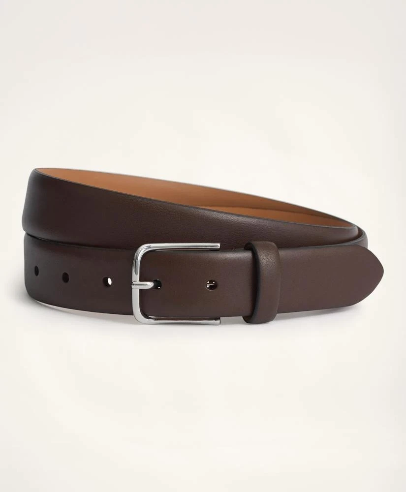 商品Brooks Brothers|Leather Feather Edge Belt,价格¥957,第1张图片详细描述