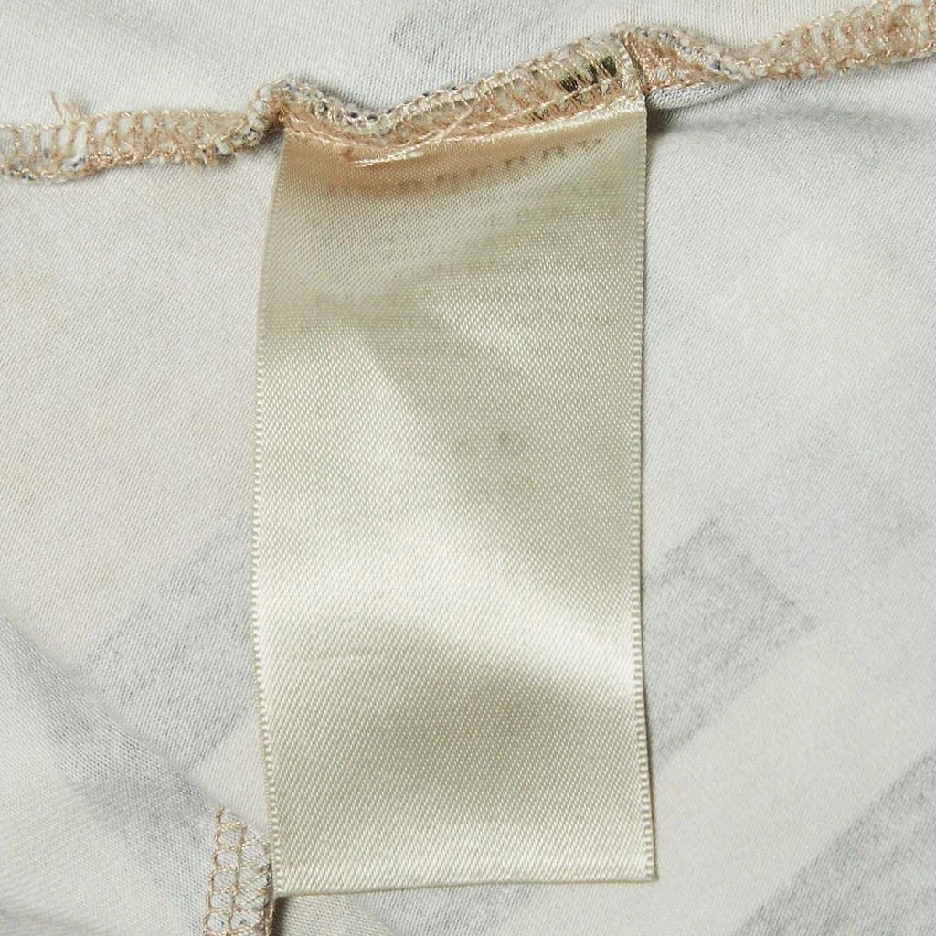 商品[二手商品] Burberry|Burberry Beige Checked Stretch Cotton Long Sleeve T-Shirt M,价格¥2014,第5张图片详细描述