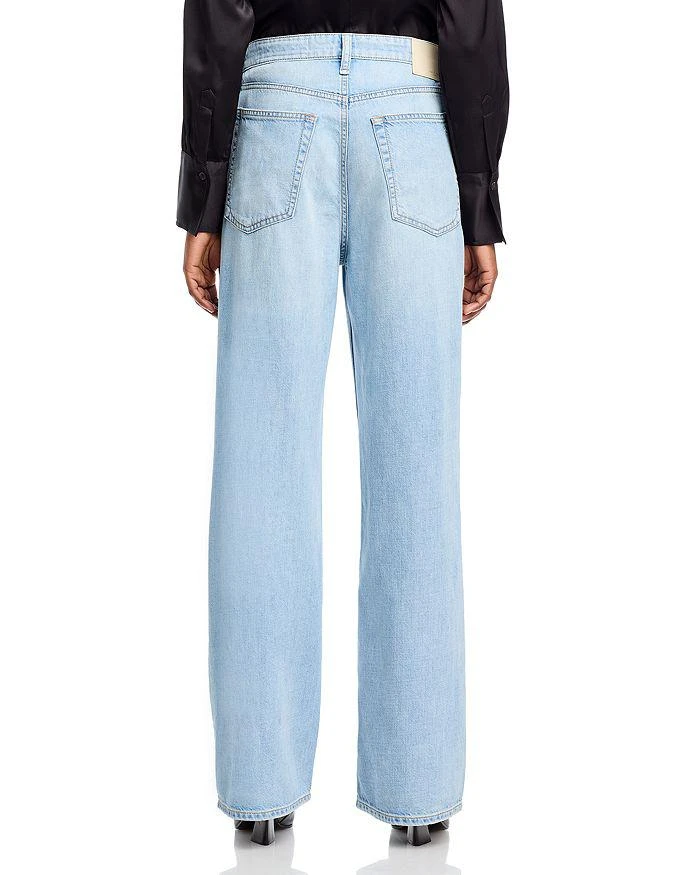 商品Rag & Bone|Logan Featherweight Mid Rise Wide Leg Jeans in Greenport,价格¥1228,第3张图片详细描述