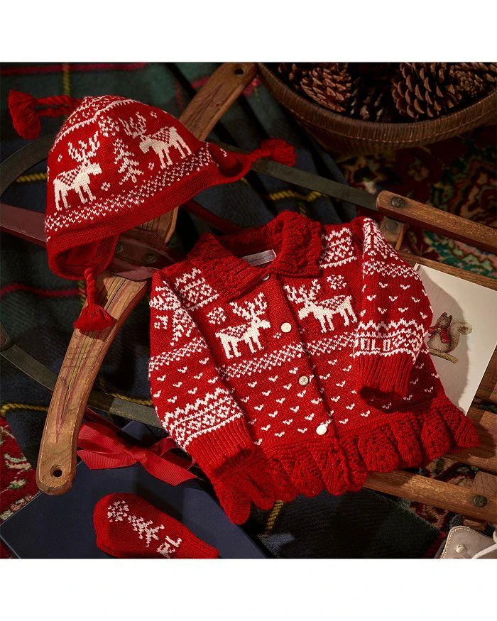 商品Ralph Lauren|Girls' Logo Intarsia Mittens - Baby,价格¥136,第3张图片详细描述