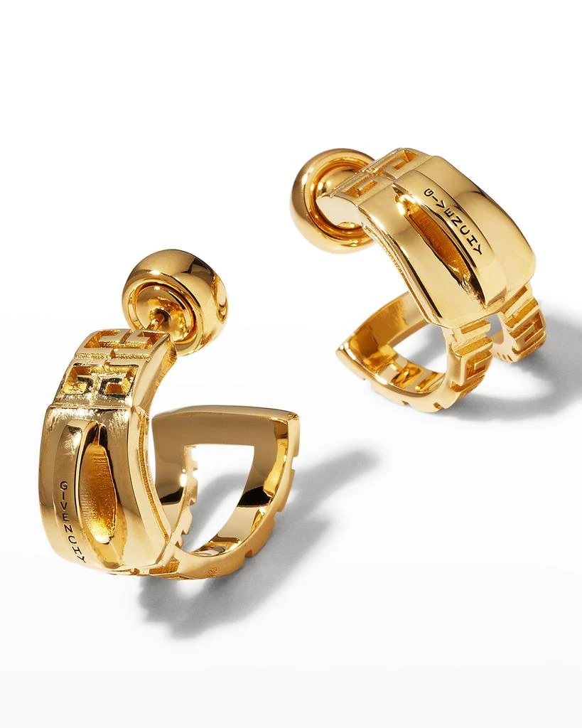 商品Givenchy|G-Zip Golden Hoop Earrings,价格¥2437,第3张图片详细描述