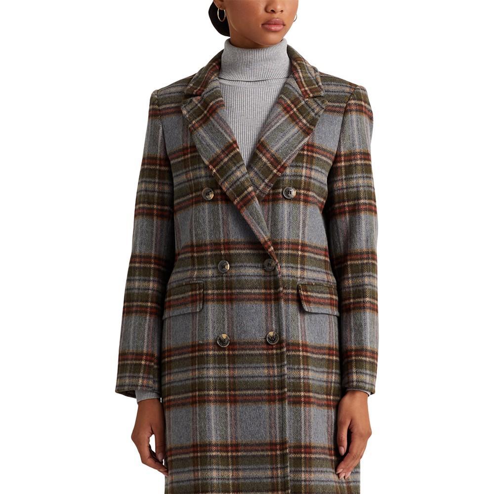 商品Ralph Lauren|Petite Double-Breasted Walker Coat, Created for Macy's,价格¥2574,第1张图片