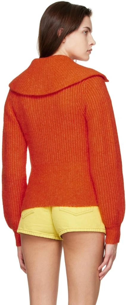 商品Ganni|Orange Alpaca & Merino Wool Jacket,价格¥1070,第3张图片详细描述