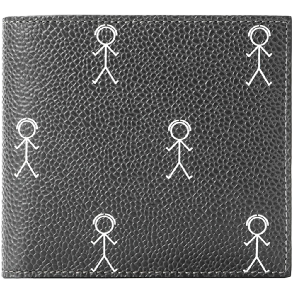商品[国内直发] Thom Browne|THOM BROWNE 深灰色男士短款钱夹 MAW023A-07768-025,价格¥2748,第1张图片
