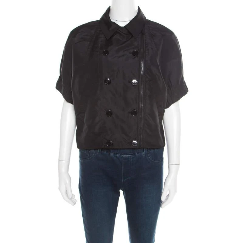 商品[二手商品] Prada|Prada Black Double Breasted Jacket Style Shirt L,价格¥1252,第1张图片