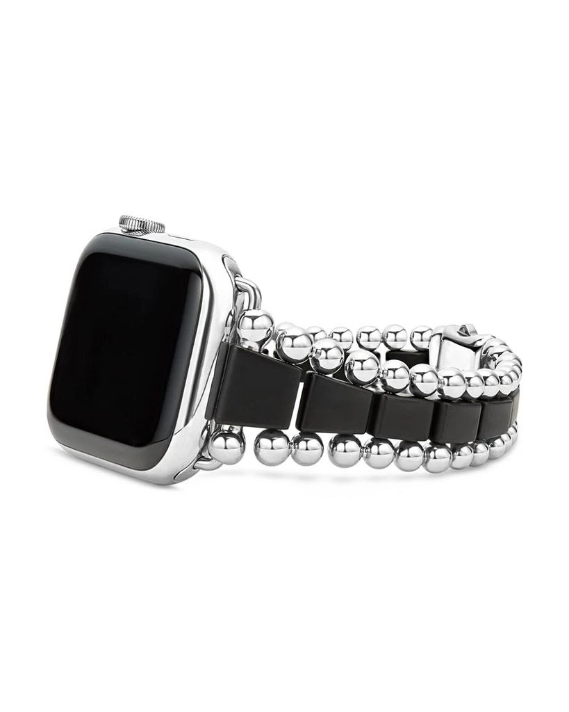 商品LAGOS|Smart Caviar Black Ceramic & Stainless Steel Apple™ Watch Bracelet, 42mm - Exclusive,价格¥8541,第1张图片