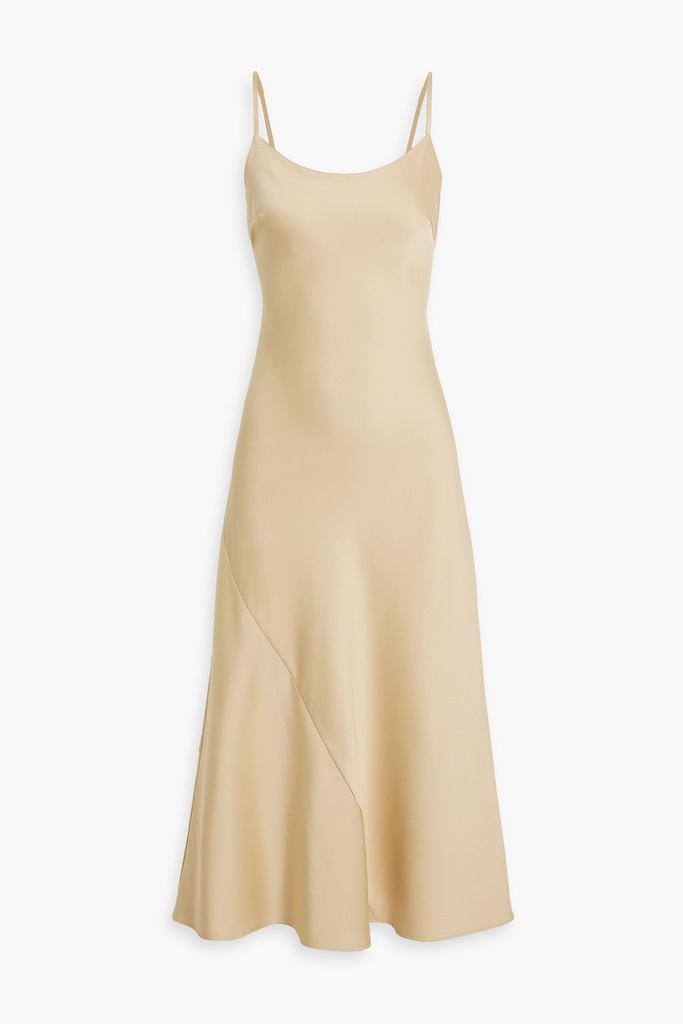 Emery satin-crepe midi slip dress商品第1张图片规格展示