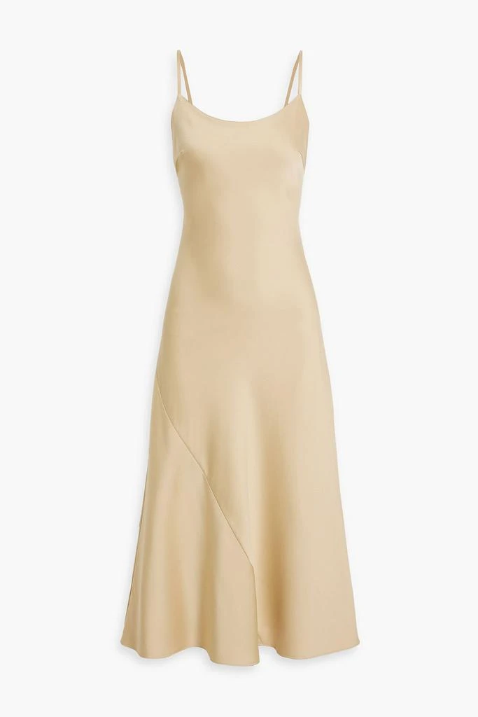 商品IRIS & INK|Emery satin-crepe midi slip dress,价格¥870,第1张图片