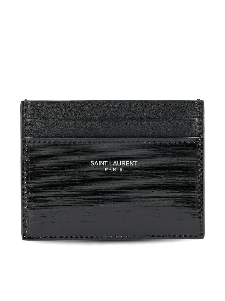 商品Yves Saint Laurent|Saint Laurent Small Leather Goods in Black,价格¥1563,第1张图片