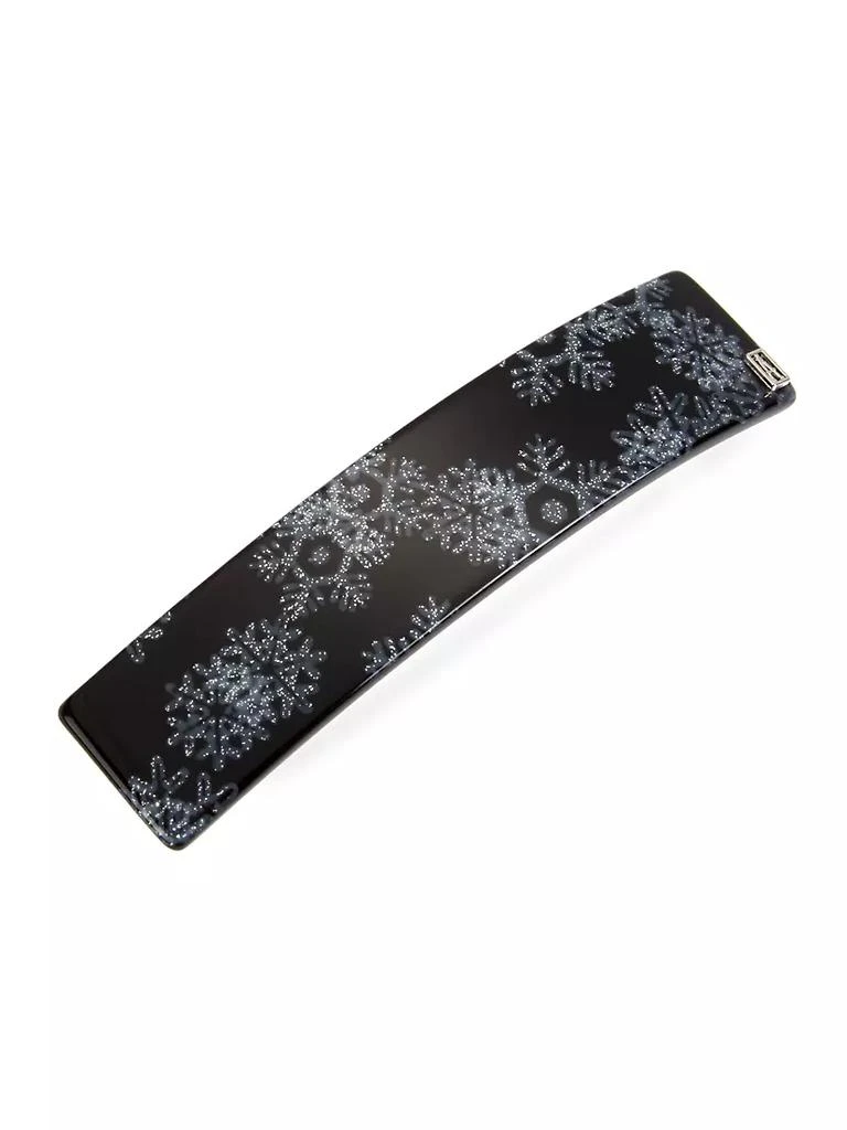 商品Alexandre de Paris|Snowflake Thick Barrette,价格¥576,第1张图片