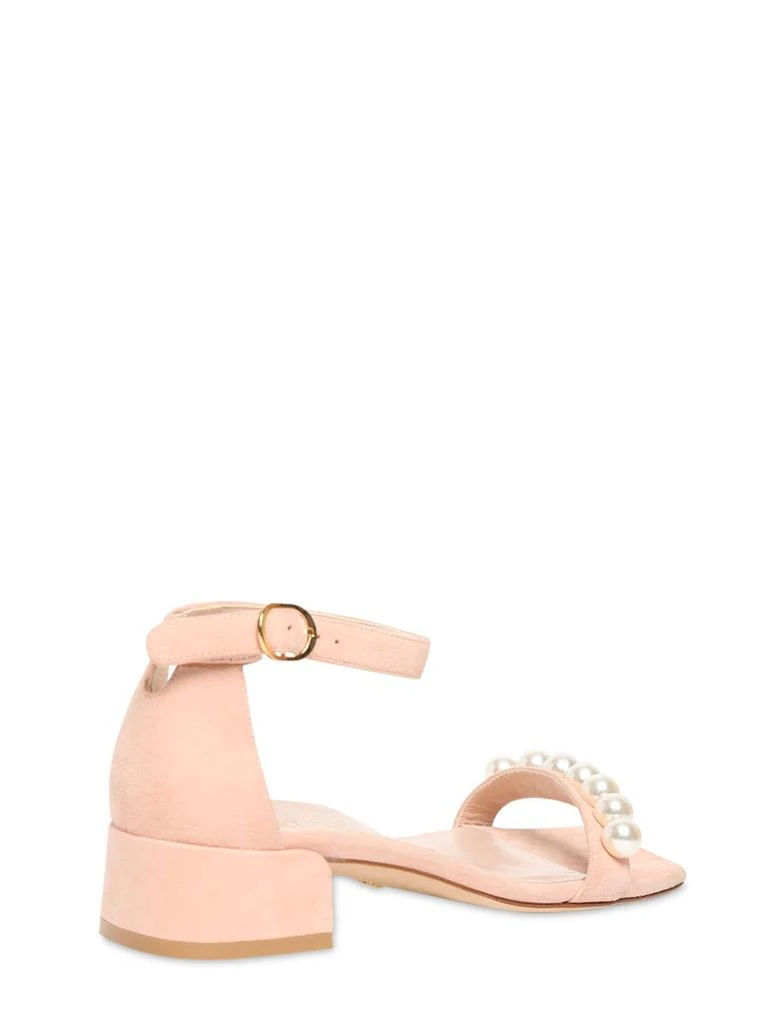 商品Stuart Weitzman|35mm Nudistjune Suede Sandals,价格¥3247,第2张图片详细描述