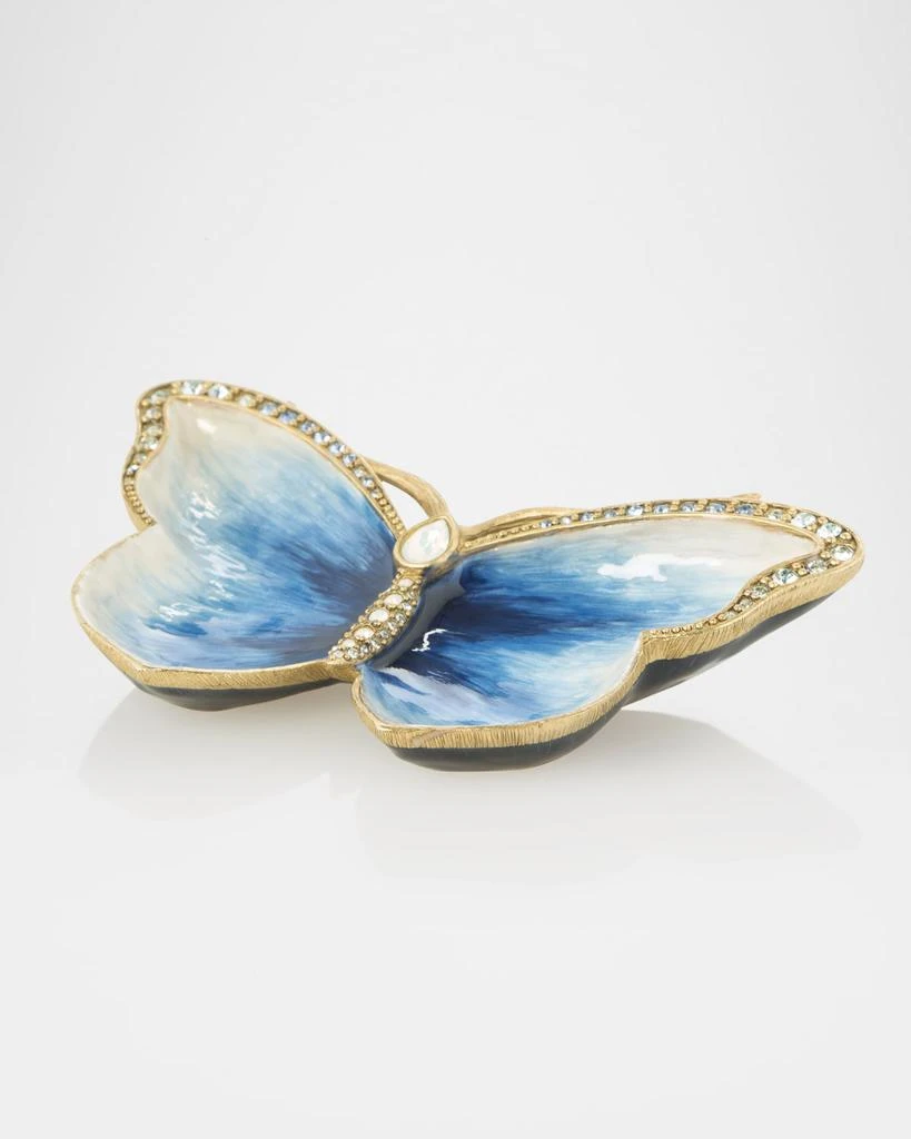 商品Jay Strongwater|Indigo Butterfly Trinket Tray,价格¥2675,第2张图片详细描述