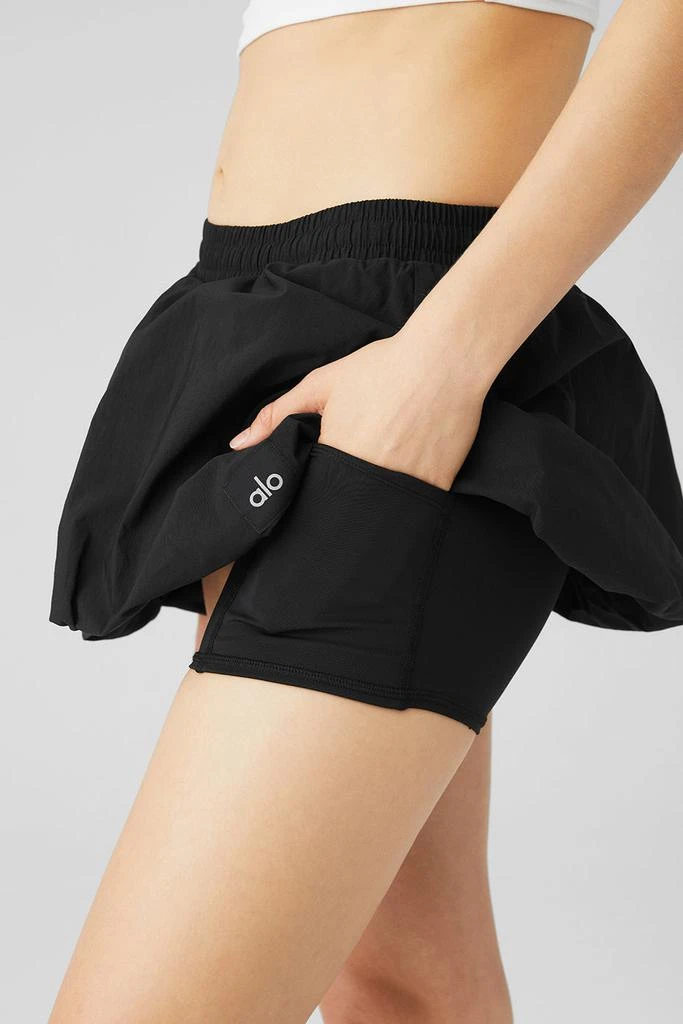 商品Alo|Bubble Tennis Skirt - Black,价格¥411,第4张图片详细描述