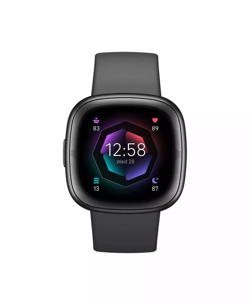 商品Fitbit|Sense 2 Shadow Gray Graphite Smartwatch, 39mm,价格¥1488,第1张图片