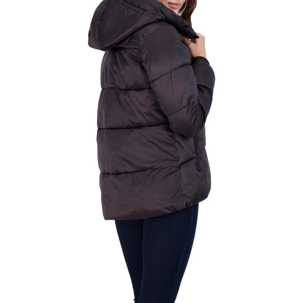 商品Sam Edelman|Sam Edelman Women's Quilted Iridescent Water Repellent Hooded Puffer Coat,价格¥274,第2张图片详细描述