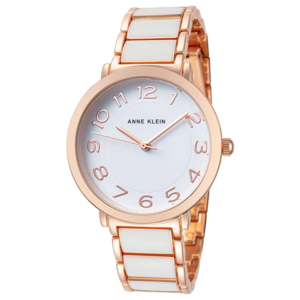 商品Anne Klein|女款时尚 手镯石英手表 34mm AK-3920WTRG,价格¥224,第1张图片