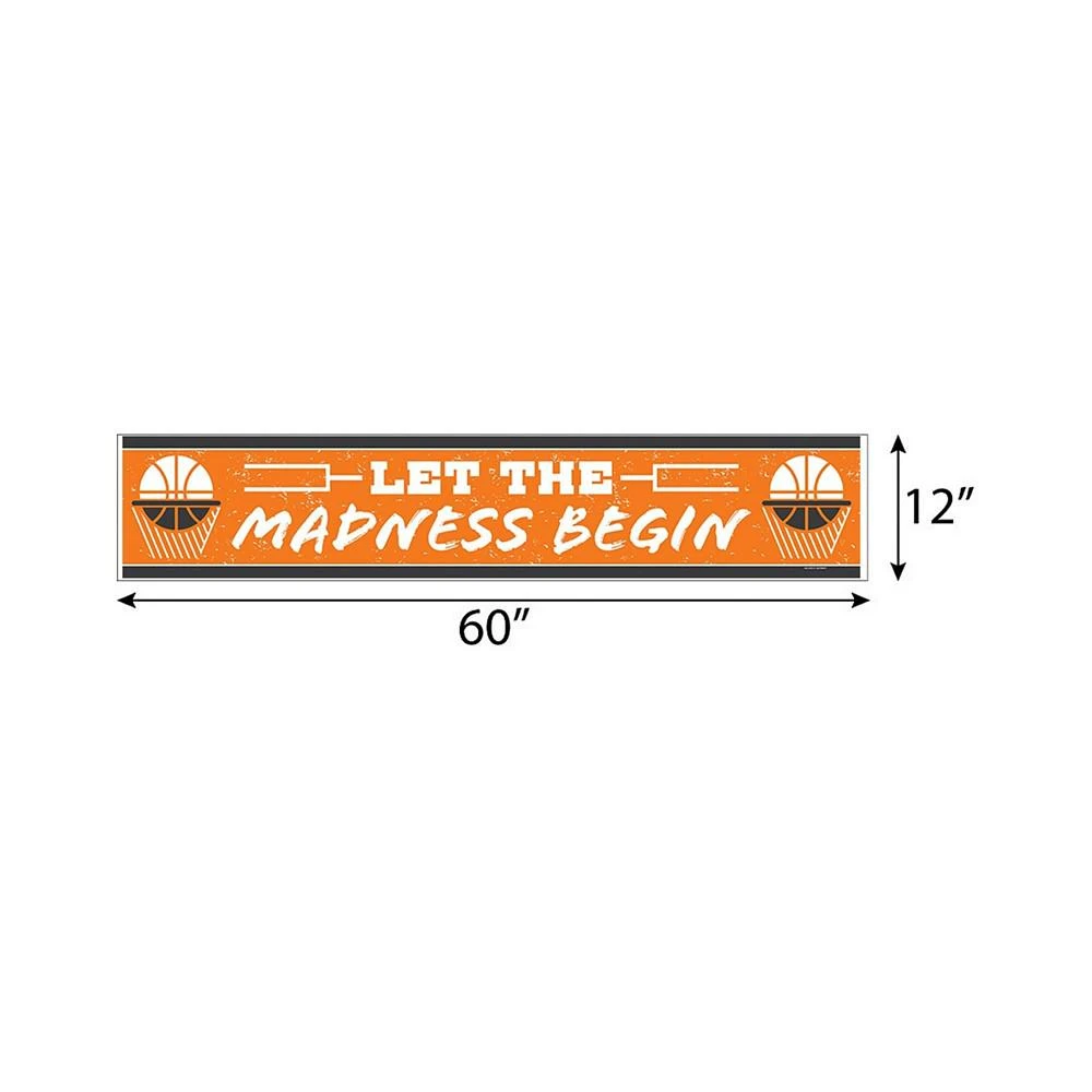 商品Big Dot of Happiness|Basketball - Let the Madness Begin - College Basketball Decorations Party Banner,价格¥158,第2张图片详细描述