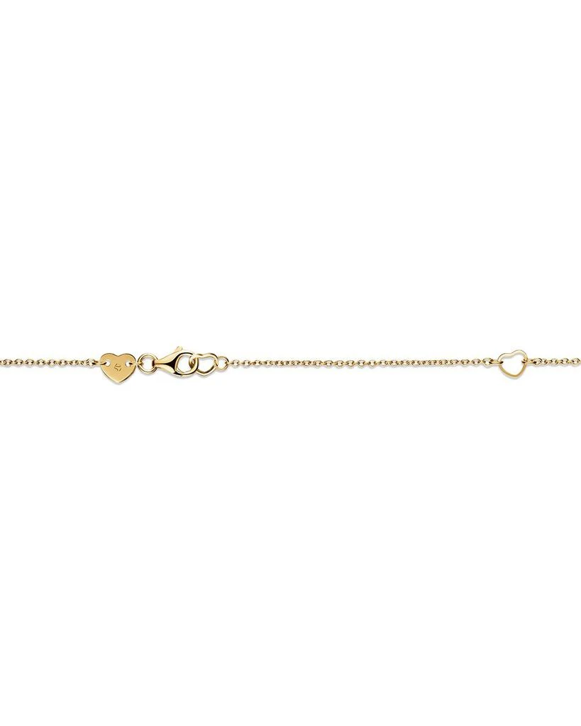 18K Yellow Gold Barre Diamond Pavé Bar Necklace, 18" 商品