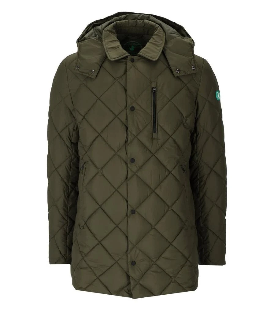 商品Save The Duck|Save The Duck Uwe Green Hooded Padded Jacket,价格¥1983,第1张图片