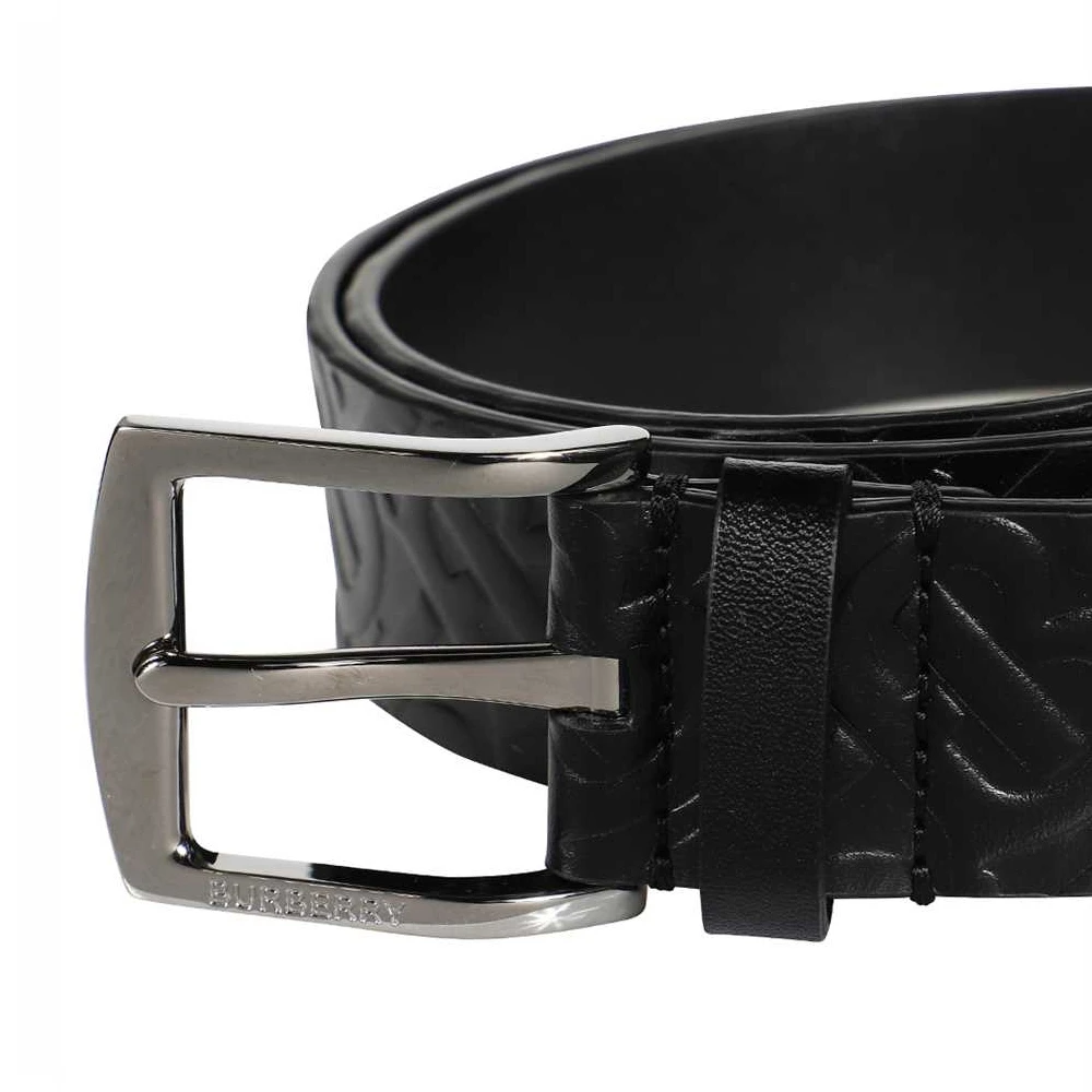 BURBERRY 男士腰带黑色 8015603 商品