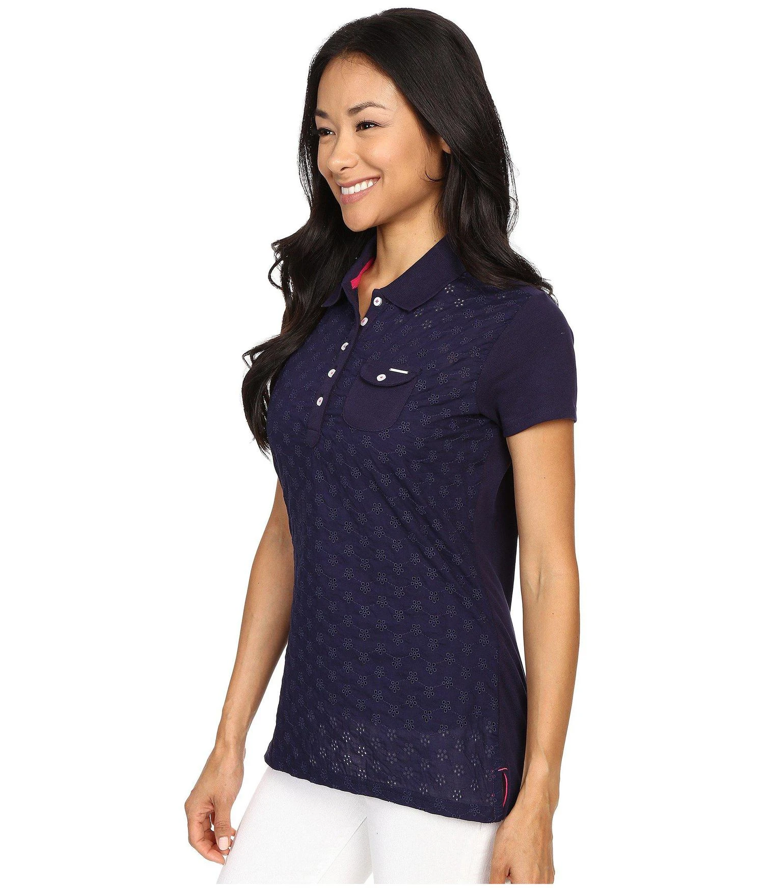 商品U.S. POLO ASSN.|U.S. POLO ASSN. 女士网眼POLO衫,价格¥110,第2张图片详细描述