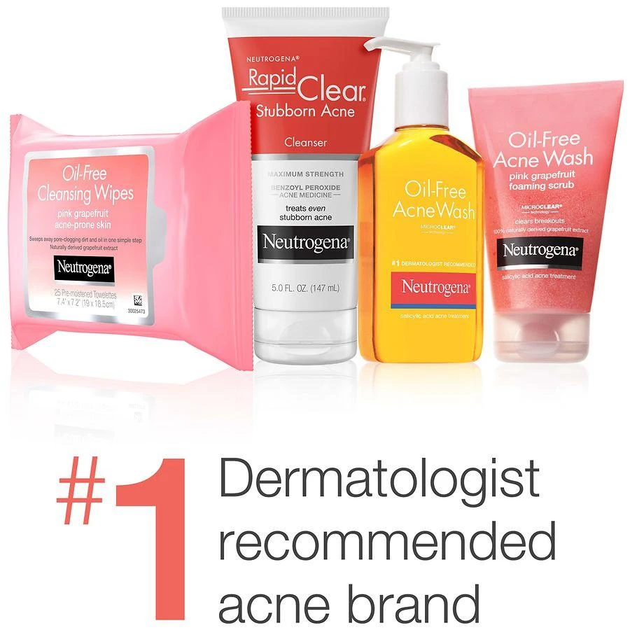 商品Neutrogena|Oil Free Acne Moisturizer, .5% Salicylic Acid Pink Grapefruit,价格¥107,第4张图片详细描述