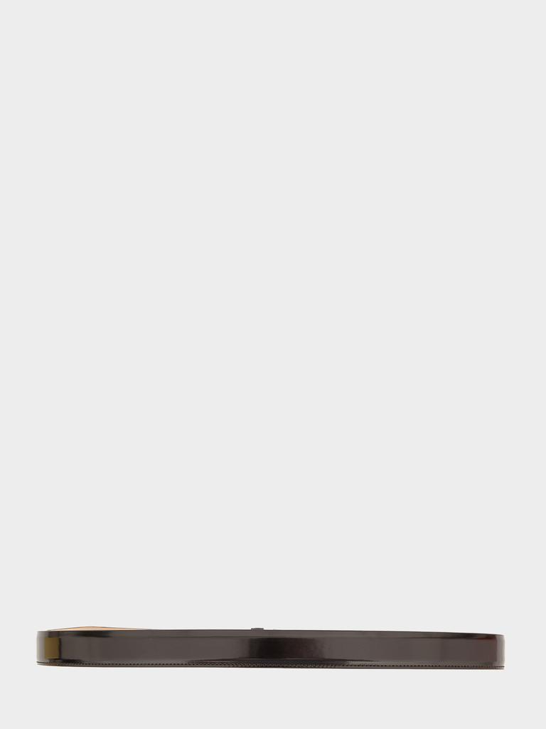 商品MAISON MARGIELA|Black shiny leather belt,价格¥1350,第5张图片详细描述