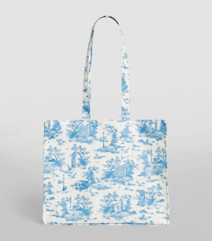 商品Harrods|Toile Shoulder Tote Bag,价格¥371,第3张图片详细描述