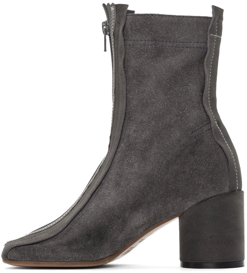 商品MAISON MARGIELA|Grey Reversed Anatomic Boots,价格¥1386,第3张图片详细描述