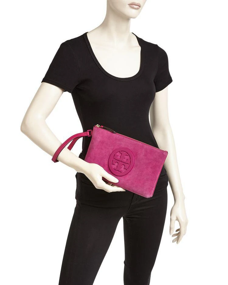 商品Tory Burch|Charlie 麂皮手包,价格¥1158,第2张图片详细描述