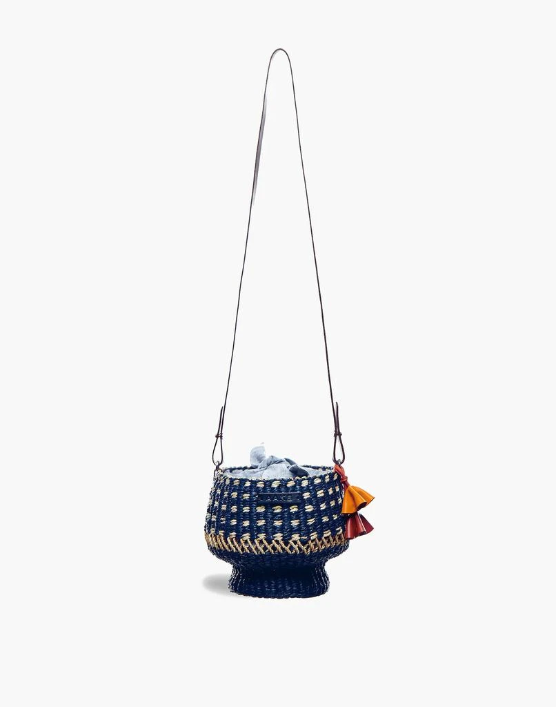 商品Madewell|AAKS Raffia Baw Pot Dot Crossbody Bag,价格¥1530,第1张图片