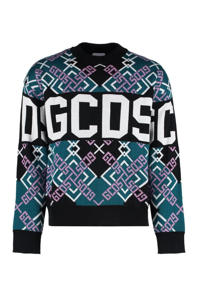 商品GCDS|GCDS LONG SLEEVE CREW-NECK SWEATER,价格¥1724,第1张图片