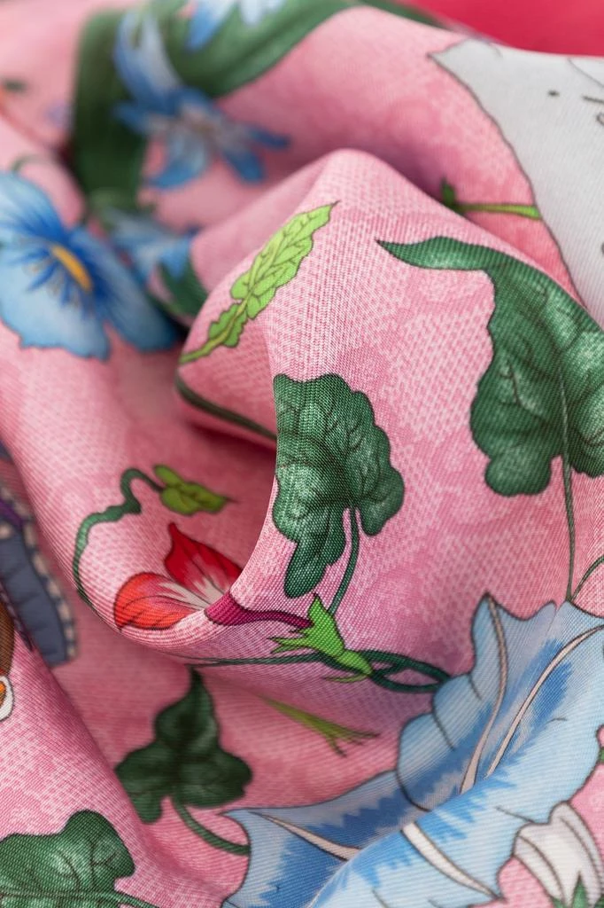 商品Gucci|Gucci Floral Printed Shawl,价格¥3184,第2张图片详细描述