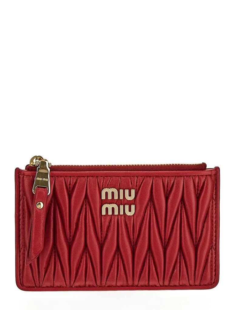 商品Miu Miu|Matelassé Nappa Leather Envelope Wallet,价格¥3082,第1张图片