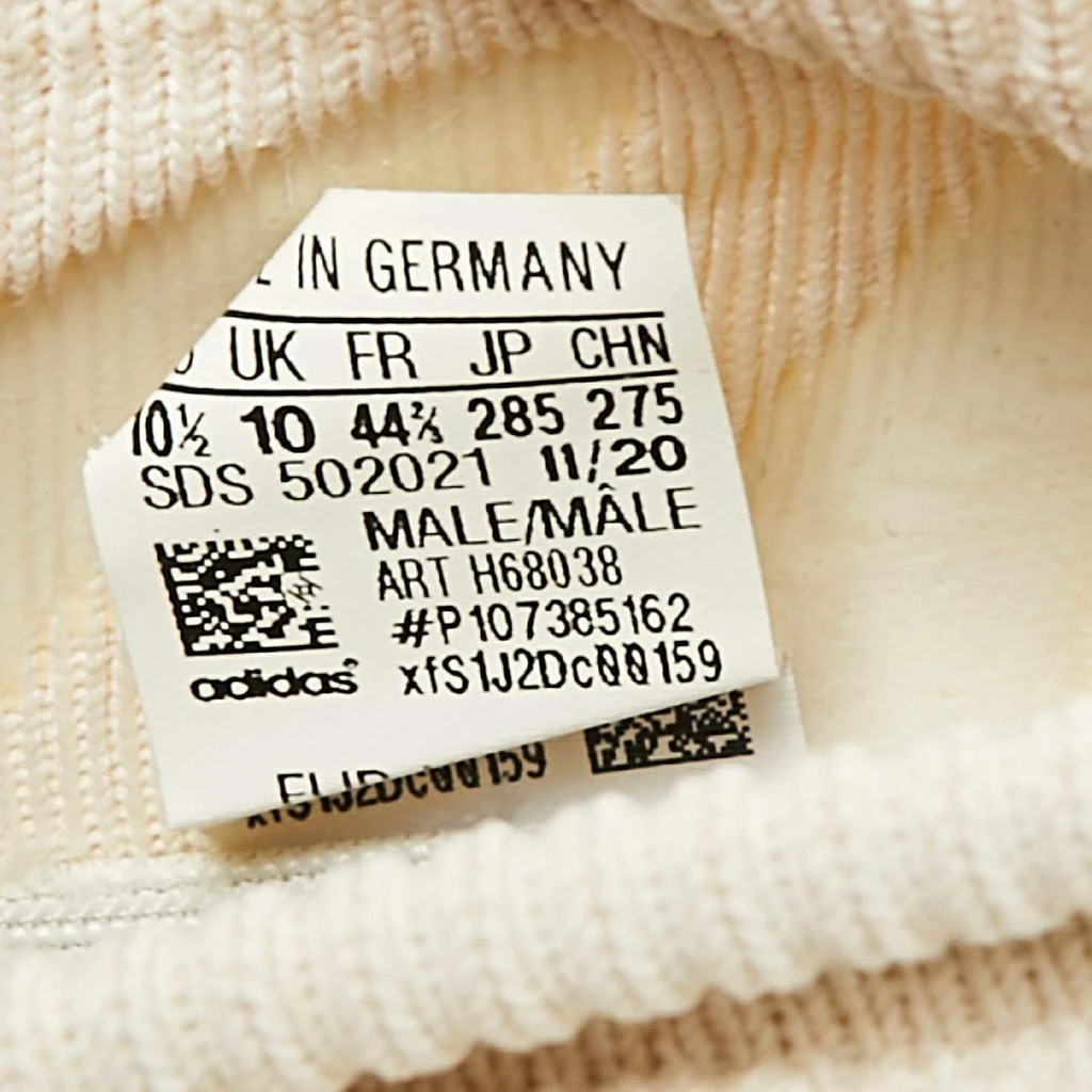 Yeezy x Adidas Cream Knit Fabric 450 Cloud White Sneakers Size 44 2/3 商品