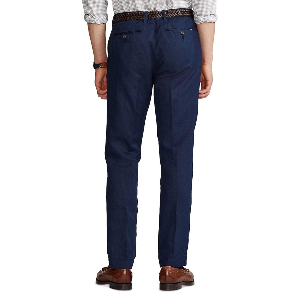 Men's Big & Tall Straight Fit Linen-Blend Pants商品第4张图片规格展示